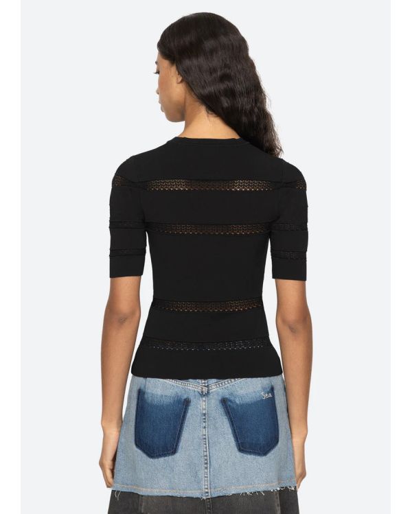 TOP DEVON S/S BLACK
