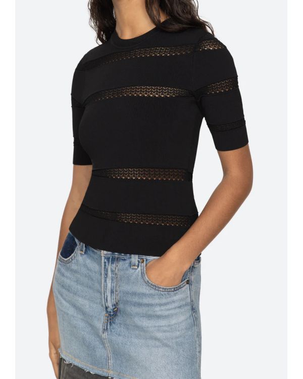 TOP DEVON S/S BLACK