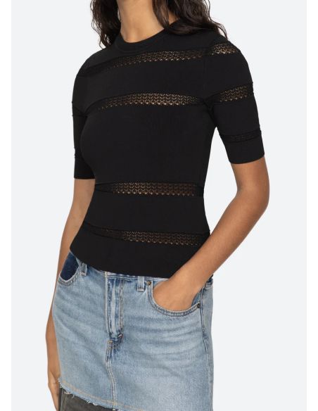 TOP DEVON S/S BLACK