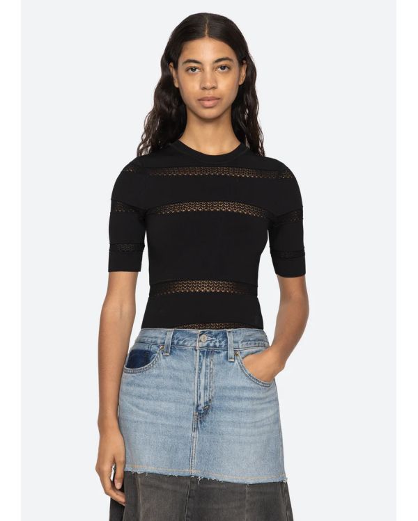 TOP DEVON S/S BLACK