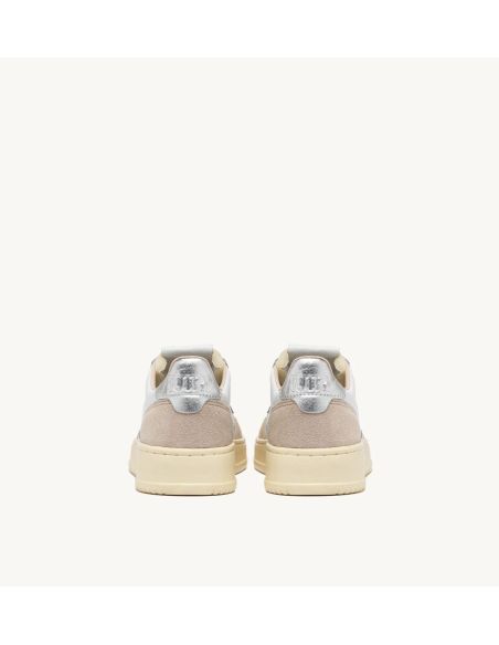 SNEAKERS MEDALIST LOW WOM LEATHER / SUEDE WHITE / SILVER