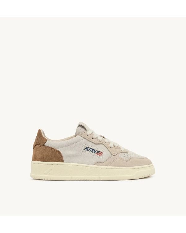 SNEAKERS MEDALIST LOW WOM TRICOLOR / SUEDE SAND / CIGAR
