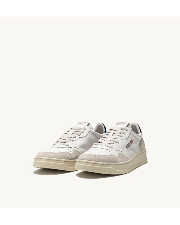 SNEAKERS MEDALIST LOW MAN LEATHER / SUEDE WHITE / BLUE 2