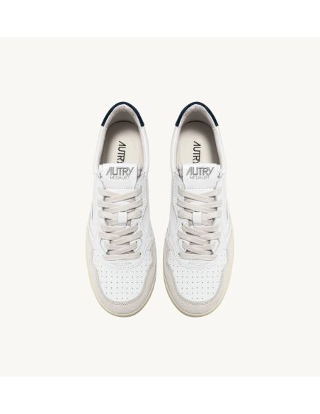 SNEAKERS MEDALIST LOW MAN LEATHER / SUEDE WHITE / BLUE