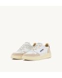 SNEAKERS MEDALIST LOW MAN LEATHER / SUEDE WHITE / CVRT GREEN