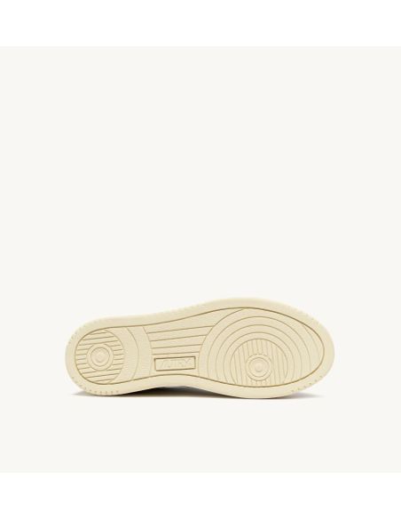 SNEAKERS MEDALIST LOW MAN LEATHER / SUEDE WHITE / CVRT GREEN