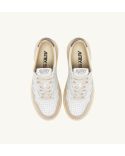 SNEAKERS MEDALIST LOW MAN LEATHER / SUEDE WHITE / CVRT GREEN