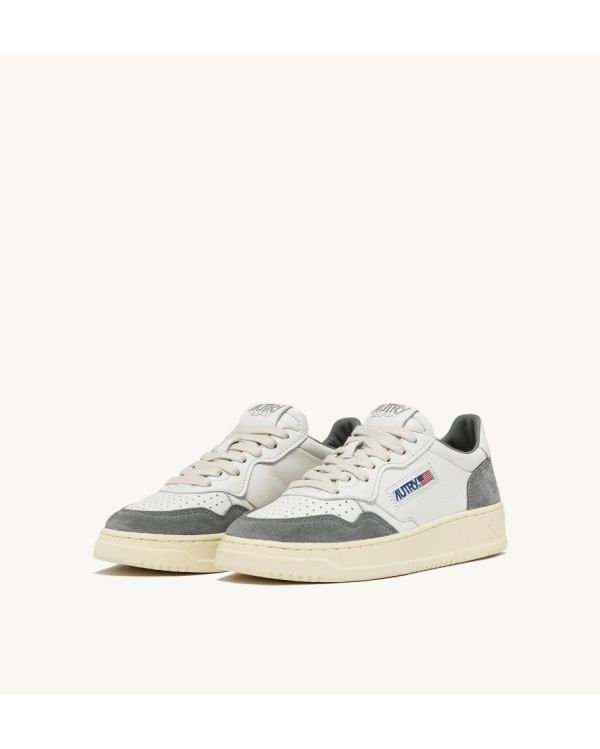 SNEAKERS MEDALIST LOW MAN GOAT / SUEDE WHITE / GREY