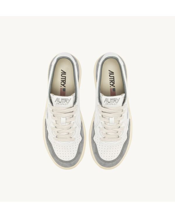 SNEAKERS MEDALIST LOW MAN GOAT / SUEDE WHITE / GREY