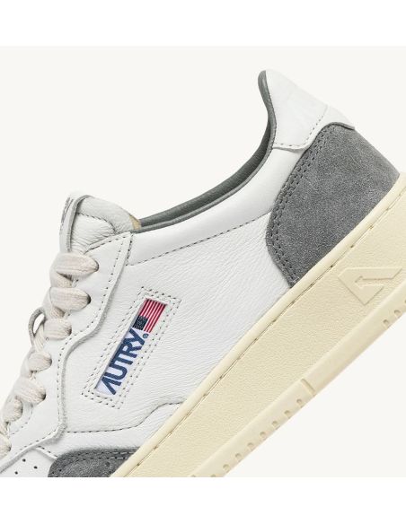 SNEAKERS MEDALIST LOW MAN GOAT / SUEDE WHITE / GREY