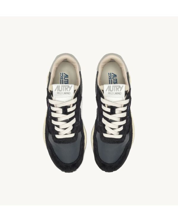 SNEAKERS REELWIND LOW MAN NYLON / CRACK WHITE / BLACK
