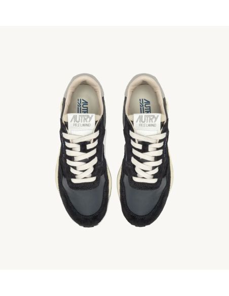 SNEAKERS REELWIND LOW MAN NYLON / CRACK WHITE / BLACK