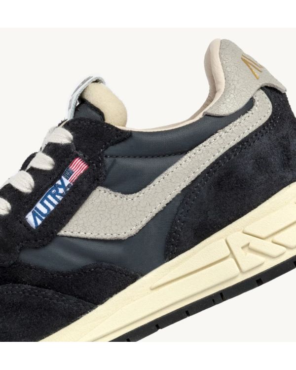 SNEAKERS REELWIND LOW WOM NYLON / CRACK WHITE / BLACK