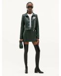 MINI SKIRT REISSUE VINYL DARK GREEN