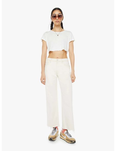 JEAN THE MID RISE MAVEN ANKLE FRAY NATURAL
