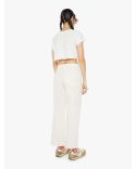 JEAN THE MID RISE MAVEN ANKLE FRAY NATURAL