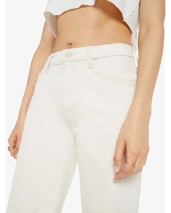 JEAN THE MID RISE MAVEN ANKLE FRAY NATURAL