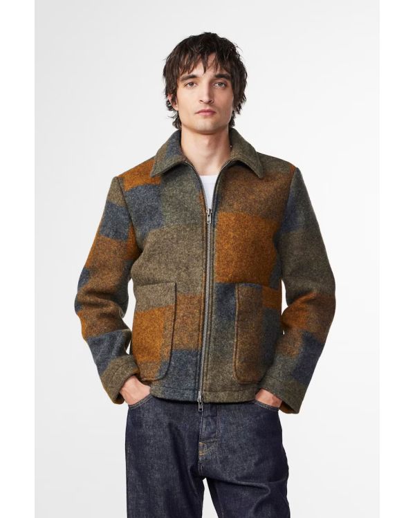 VESTE GAEL 8267 BROWN CHECK