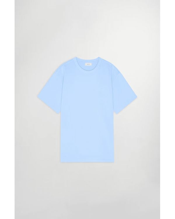 TSHIRT NAT LYOCELL BLEND TEE 3457 201 POWDER BLUE