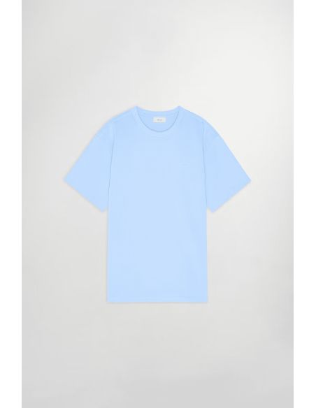 TSHIRT NAT LYOCELL BLEND TEE 3457 201 POWDER BLUE
