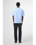 TSHIRT NAT LYOCELL BLEND TEE 3457 201 POWDER BLUE