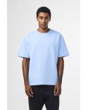 TSHIRT NAT LYOCELL BLEND TEE 3457 201 POWDER BLUE