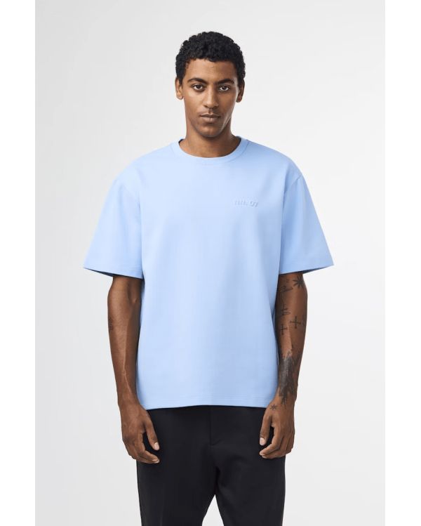 TSHIRT NAT LYOCELL BLEND TEE 3457 201 POWDER BLUE 2