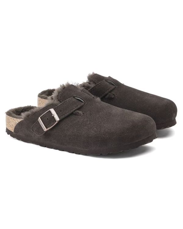 MULES BOSTON SHEARLING LEVE MOCHA