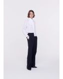 PANTALON WOOL BLUE BLACK
