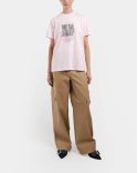 TSHIRT BASIC KITTENS RELAXED CHALK PINK