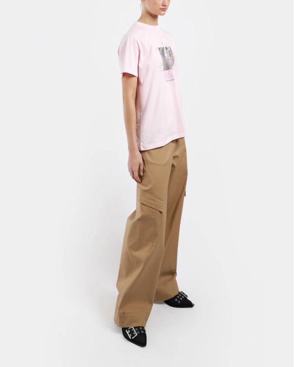 TSHIRT BASIC KITTENS RELAXED CHALK PINK