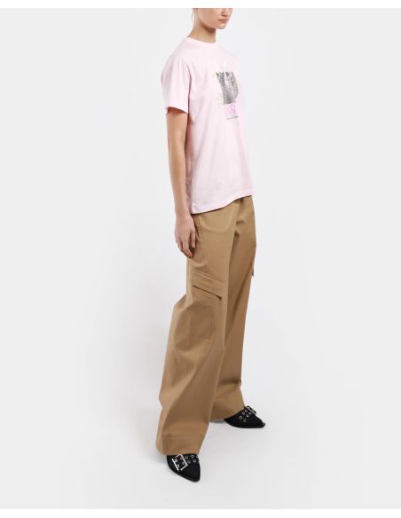 TSHIRT BASIC KITTENS RELAXED CHALK PINK