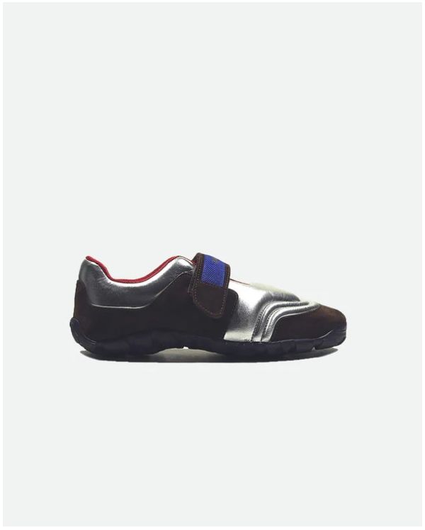 SNEAKERS JEWEL BROWN SILVER