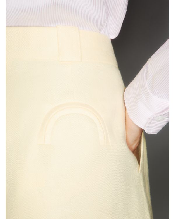 SHORT SELLE CLARITY BUTTER YELLOW
