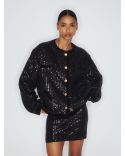 VESTE BOLERO ALL ABOUT YOU GLISS BLACK