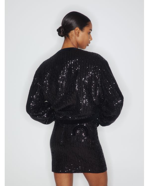 VESTE BOLERO ALL ABOUT YOU GLISS BLACK 2