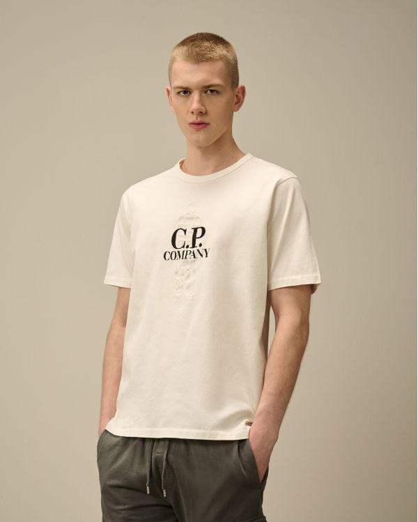 T SHIRT SHORT SLEEVE GAUZE WHITE