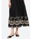 ROBE KINGSLEY EMBROIDERY BLACK