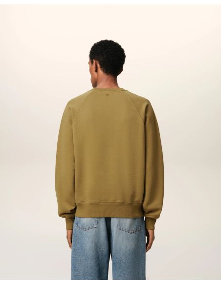 AMI DE COEUR TONE ON TONE SWEATSHIRT IN HAVANA COTTON