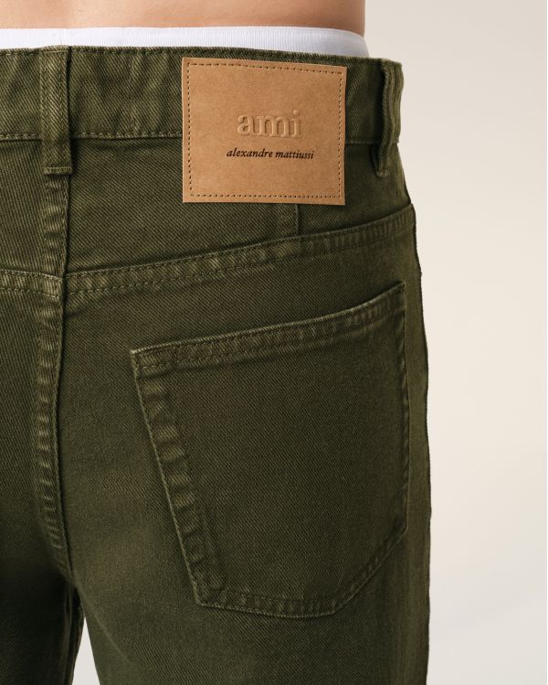 JEAN VERT COUPE TAPERED LODEN