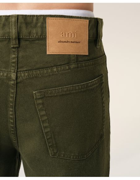 GREEN JEANS TAPERED LODEN CUT