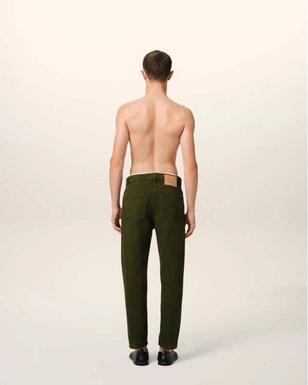 GREEN JEANS TAPERED LODEN CUT