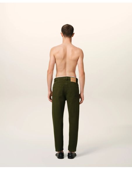 GREEN JEANS TAPERED LODEN CUT