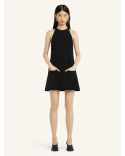 BLACK HERITAGE TRAPEZE DRESS