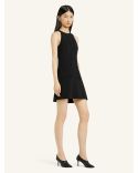 ROBE TRAPEZE HERITAGE NOIR