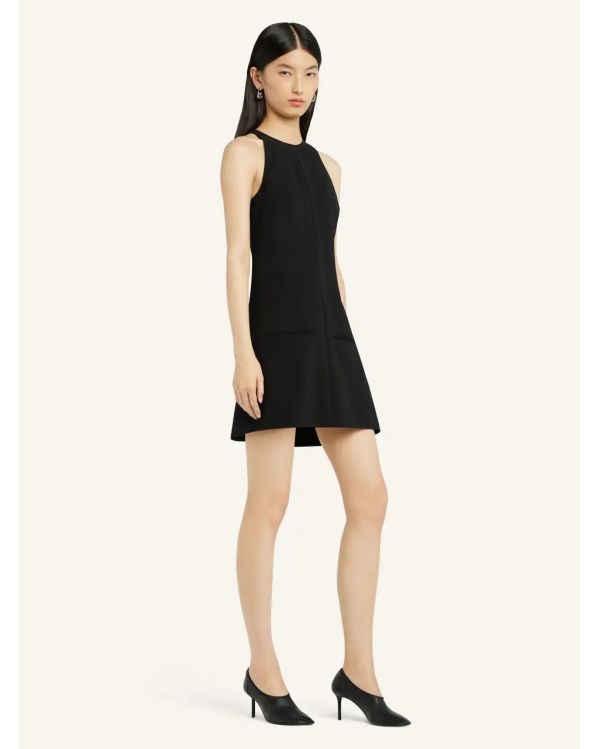 ROBE TRAPEZE HERITAGE NOIR