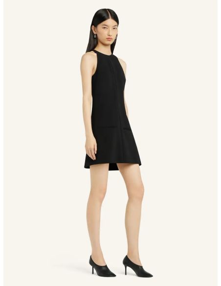 BLACK HERITAGE TRAPEZE DRESS