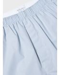 BLUE POPLIN BOXER SHORTS