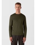 TSHIRT MANCHES LONGUES CLASSIQUE VERT PIN