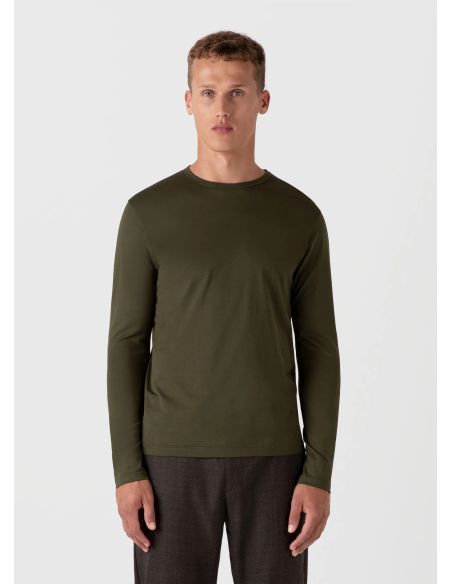 CLASSIC LONG SLEEVE T-SHIRT PINE GREEN